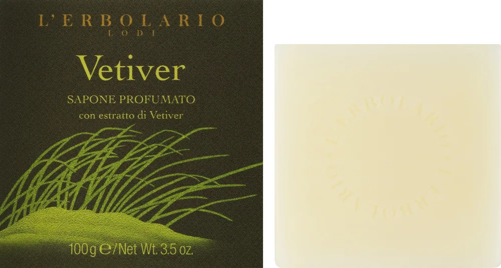 Мыло L'Erbolario Vetiver с древесным ароматом ветивера, 100 г