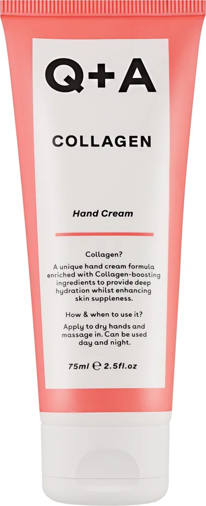 Крем для рук Q+A Collagen с растительным коллагеном и экстрактом гематита 75 мл