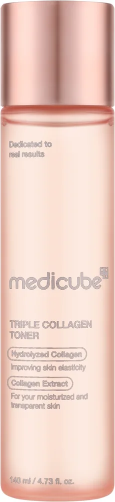 Тоник для лица Medicube Triple Collagen с коллагеном, гиалуроновой кислотой и ниацинамидом, 140 мл