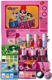 Коллекционный набор для макияжа Sheglam Powerpuff Girls палетка теней хайлайтер румяна блески для губ и браслет — фото 1