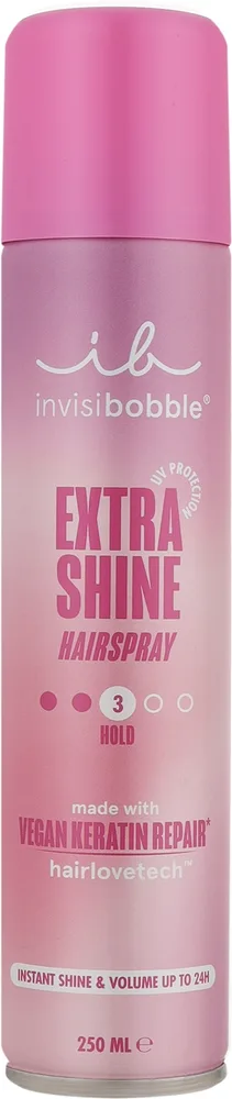 Спрей для волос Invisibobble Extra Shine для сияющего блеска и UV-защиты, 250 мл