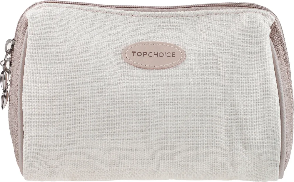 Косметичка Top Choice Nature Tones 99243 светло-бежевая 19х12,5х8 см