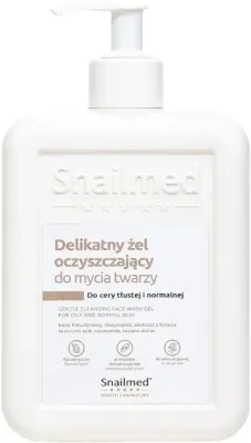 Мягкий очищающий гель для умывания лица Snailmed с ниацинамидом
