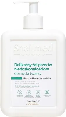 Очищающий гель для лица Snailmed для проблемной кожи с ниацинамидом и пантенолом