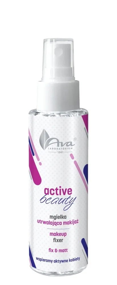 Фиксатор макияжа Ava Laboratorium Active Beauty Makeup Fixer спрей, с матирующим эффектом, 100 мл