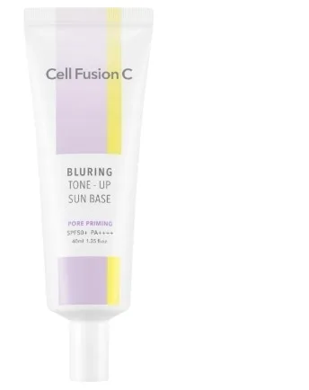 База под макияж Cell Fusion C Blurring Tone-Up Sun Base солнцезащитная, с фиолетовым подтоном, SPF50+ PA++++, 40 мл