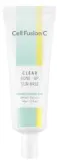 База под макияж Cell Fusion C Clear Tone-Up Sun Base солнцезащитная, с мятным подтоном, SPF50+ PA++++, 40 мл — фото 1