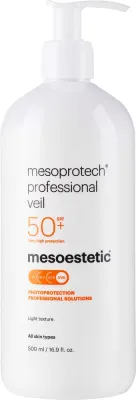 Солнцезащитный крем для лица и тела Mesoestetic Mesoprotech SPF50+ 500 мл