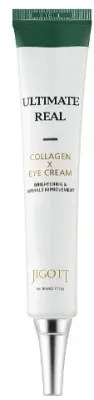 Крем для области вокруг глаз Jigott Ultimate Real Collagen с гидролизованным коллагеном маслом ши и аденозином для зрелой кожи 50 мл