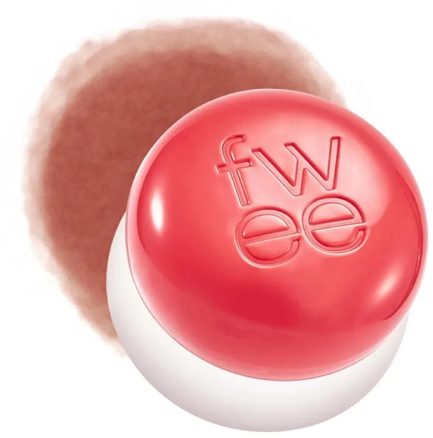 Бальзам для губ и щёк Fwee Blurry Pudding Pot кремовый, с натуральным финишем, 5 г, оттенок CR01 - Dear