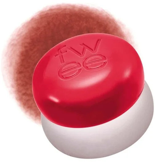 Бальзам для губ и щёк Fwee Blurry Pudding Pot кремовый, с натуральным финишем, 5 г, оттенок RD04 - Fav