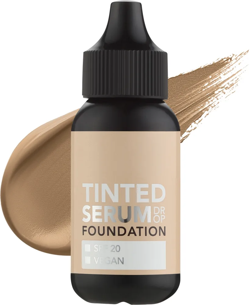 Тональная основа-сыворотка Bell HYPOAllergenic Tinted Serum Drop Foundation увлажняющая, 24 г, оттенок 02 - Natural