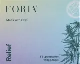 Свечи для интимного комфорта Foria Relief Melts с CBD 8 шт — фото 1