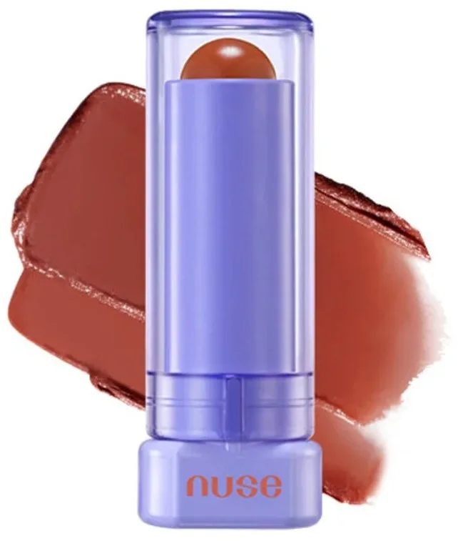 Оттеночный бальзам для губ Nuse Color Care, оттенок 01 - French Nude
