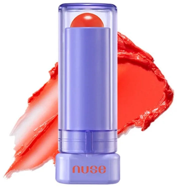 Оттеночный бальзам для губ Nuse Color Care, оттенок 04 - Calming Coral