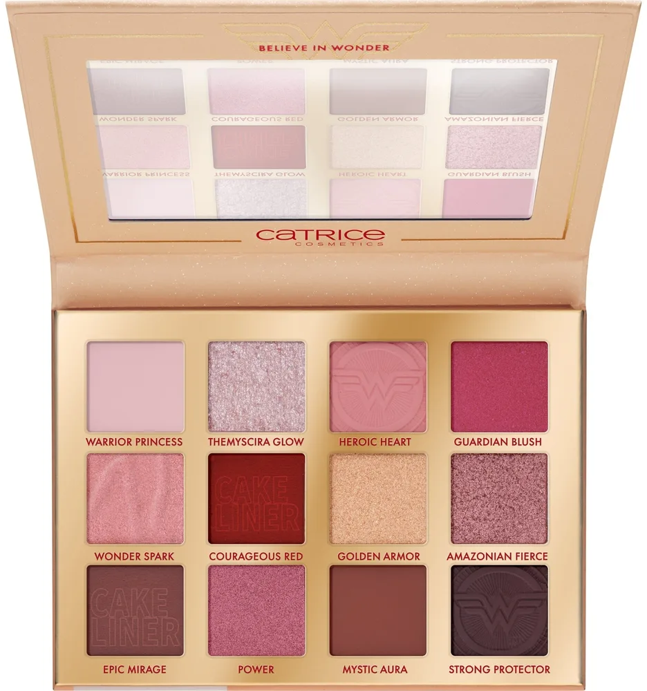 Палетка теней для век Catrice Wonder Woman Eyeshadow Palette 12 оттенков, оттенок 020 - Amazonian Warrior