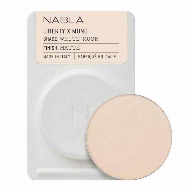Тени для век Nabla Liberty X Mono Single Matte, оттенок White Musk