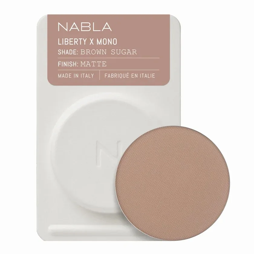 Тени для век Nabla Liberty X Mono Single Matte, оттенок Brown Sugar