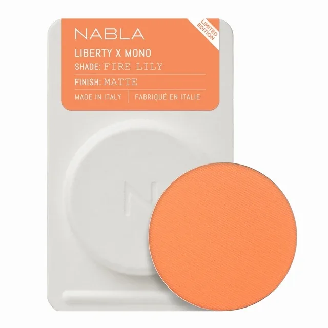 Тени для век Nabla Liberty X Mono Single Matte, оттенок Fire Lily
