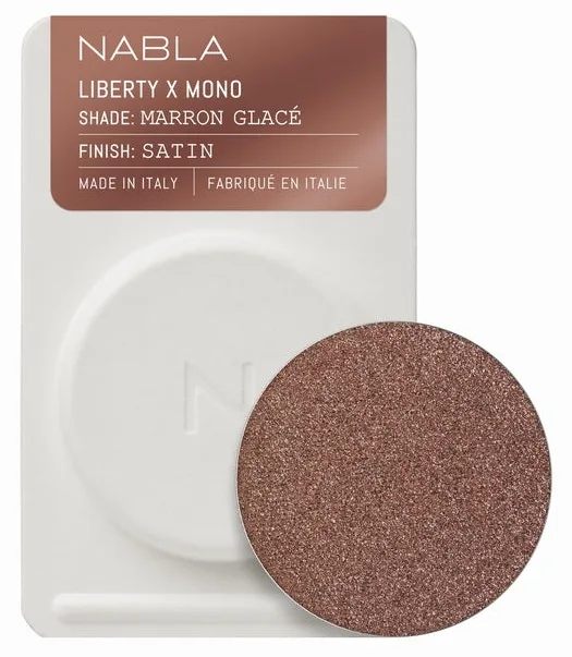 Тени для век Nabla Liberty X Mono Single Satin, оттенок Marron Glace