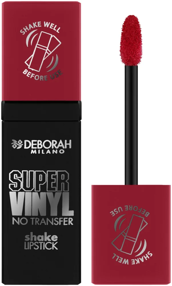 Жидкая помада для губ Deborah Super Vinyl глянцевая, оттенок 03 - Cherry Pink