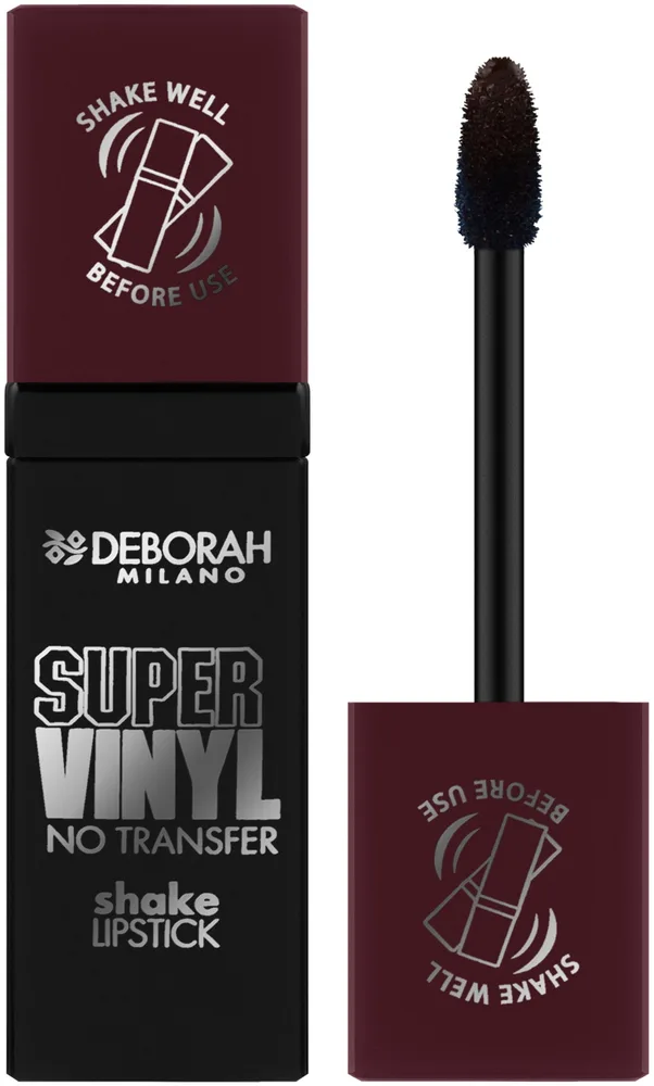 Жидкая помада для губ Deborah Super Vinyl глянцевая, оттенок 06 - Winery