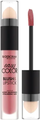 Жидкая помада и румяна Deborah Easy Color 2 в 1