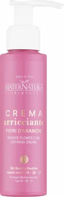 Крем для укладки волос MaterNatura Orange Blossom для кудрявых, с цветком апельсина и маслом ши, органический веганский, 100 мл