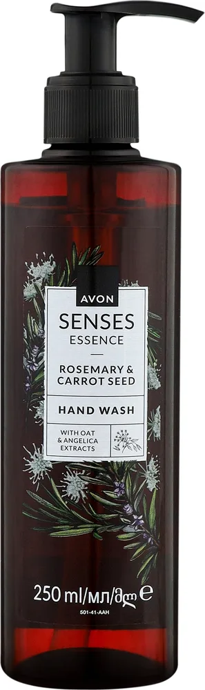 Мыло жидкое для рук Avon Senses Essence розмарин и морковь, 250 мл