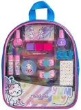 Детский набор косметики Martinelia Yummy Bag в рюкзаке лаки 2 шт бальзамы 2 шт палетка блесков заколки пилка разделитель и наклейки — фото 1