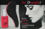Набор Brazil Keratin Dtangler Black Flower спрей-кондиционер для волос 100 мл и расческа — фото 1