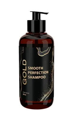 Шампунь для волос Brazil Keratin Gold Smooth Perfection разглаживающий для сухих и ослабленных волос, 250 мл