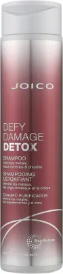 Шампунь Joico Defy Damage Detox глубоко очищающий, сульфат-фри, для окрашенных волос, с углём и маслом моринги, 1000 мл, США