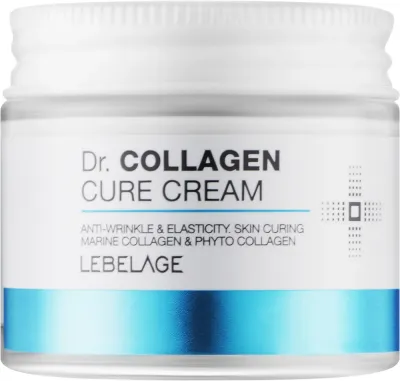 Крем для лица Lebelage Dr. Collagen с коллагеном 70 мл