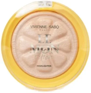 Хайлайтер для лица Vivienne Sabo Lemon Citron запечённый, золотистый оттенок, 6 г