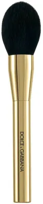 Кисть для пудры и хайлайтера Dolce & Gabbana Powder & Highlighter Brush с алюминиевой ручкой