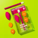 Набор Real Techniques Bright Eyes Vivid Escape кисть для консилера 242 спонж Miracle Concealer и мини-спонжи 2 шт — фото 2