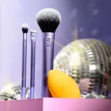 Набор Real Techniques Midi Glow Night Brights кисти для макияжа 3 шт и спонж — фото 3