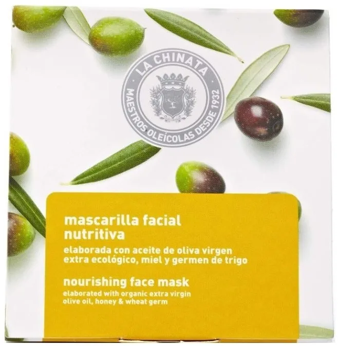 Питательная маска для лица La Chinata Nourishing Face Mask с термальной грязью, мёдом и маслами фруктов, 40 мл