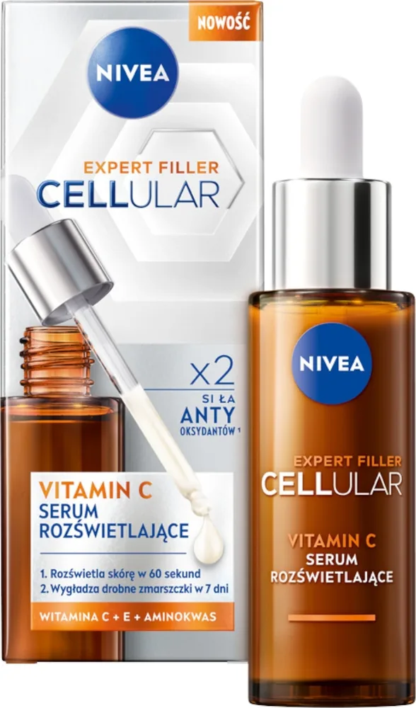 Осветляющая сыворотка для лица NIVEA с витамином C и аргинином 30 мл
