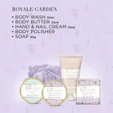 Baylis & Harding Baylis & Harding Royale Garden Luxury Pamper Keepsake Tin Gift Set - Набор для ухода за телом Baylis and Harding Royale Garden Luxury Pamper Keepsake Tin с цветочным ароматом, 5 предметов — фото 4