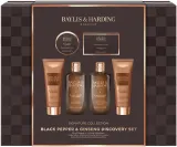 Мужской набор Baylis & Harding Black Pepper & Ginseng гель для душа 300 мл гель для тела и волос 300 мл мыло 150 г бальзам после бритья 130 мл средство для умывания 130 — фото 1