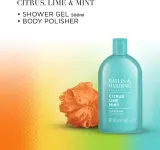 Мужской набор Baylis & Harding Citrus Lime & Mint гель для душа 500 мл и мочалка люфа — фото 4