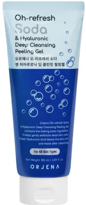Гель для умывания Orjena Oh-Refresh Deep Cleansing с содой и гиалуроновой кислотой, 180 мл