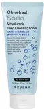 Пенка для умывания Orjena Oh-Refresh Deep Cleansing Foam с содой и гиалуроновой кислотой, 180 мл — фото 1