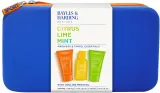 Мужской набор Baylis & Harding Citrus Lime & Mint гель для тела и волос 100 мл средство для умывания 50 мл бальзам после бритья 50 мл и косметичка — фото 1