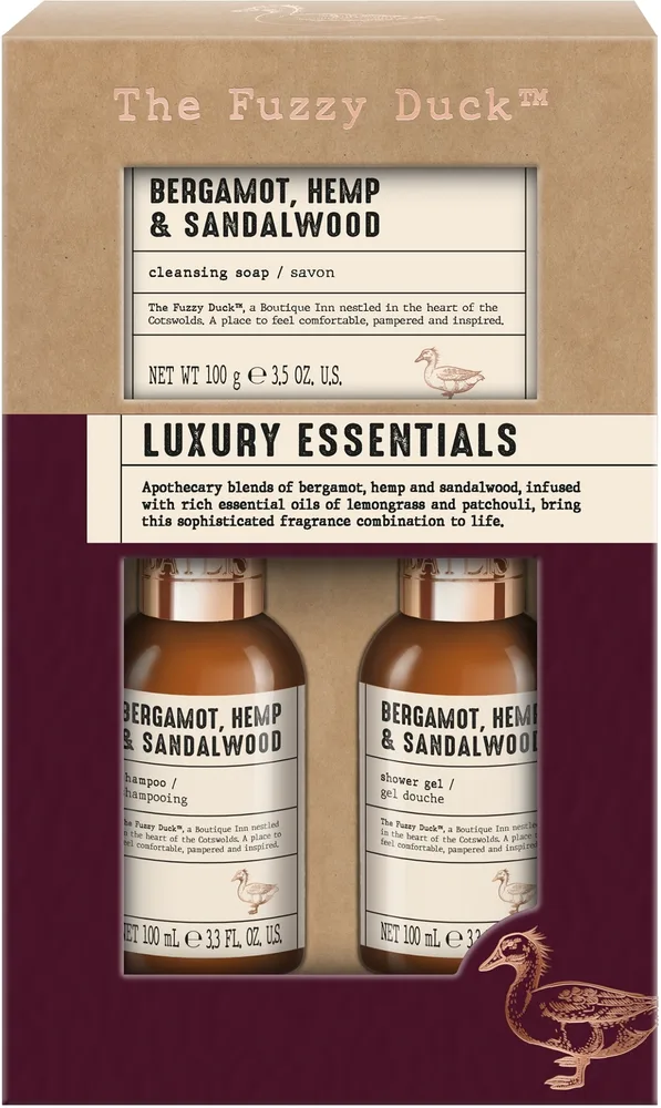 Мужской набор Baylis & Harding The Fuzzy Duck гель для тела и волос 100 мл гель для душа 100 мл и мыло 100 г