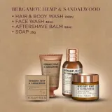 Мужской набор Baylis & Harding The Fuzzy Duck гель для тела и волос 100 мл бальзам после бритья 30 мл мыло 25 г и средство для умывания 30 мл в жестяной коробке — фото 4