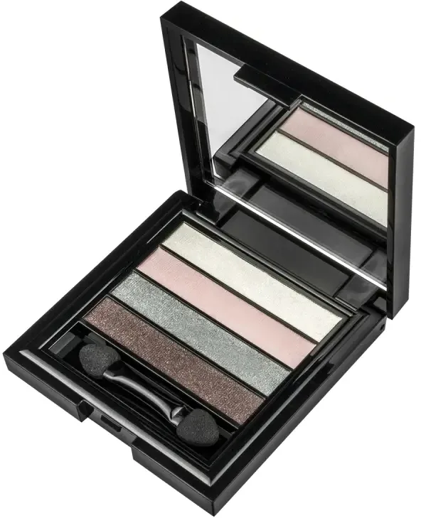 Палетка теней для век PostQuam Eyeshadow Palette 4 оттенка 3 сияющих и 1 матовый с аппликатором, 4 г, оттенок Party