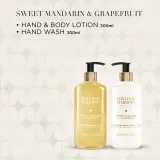Набор Baylis & Harding Sweet Mandarin & Grapefruit жидкое мыло для рук 300 мл и лосьон для рук и тела 300 мл — фото 4